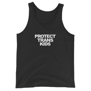 Protect Trans Kids Tank Top – Black - tank - shoppassionfruit