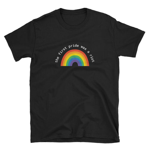 Rainbow Riot Shirt – Black - shirt - shoppassionfruit