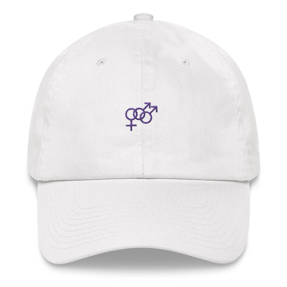 Bisexual Boys Hat – White - hat - shoppassionfruit