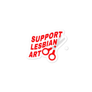 Lesbian Art Die Cut Sticker