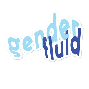 Genderfluid Die Cut Sticker
