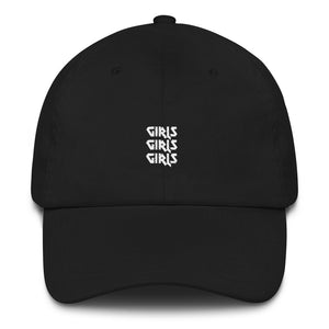 GIRLS GIRLS GIRLS Hat - Black