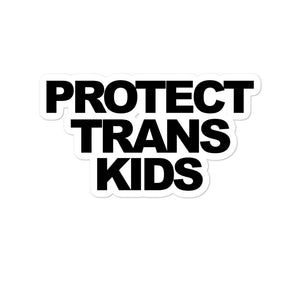 Protect Trans Kids Die Cut Sticker