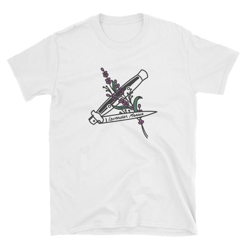 Lavender Menace Shirt – White - shirt - shoppassionfruit