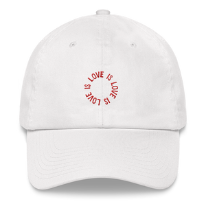 Love Is Love Hat – White