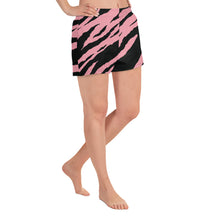 Pink and Black Zebra Print Short Shorts